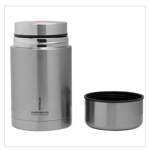 Fifty Fifty Vacuum Insulated 33-oz. Stainless Steel Food Storage Container - Picture 1 of 11